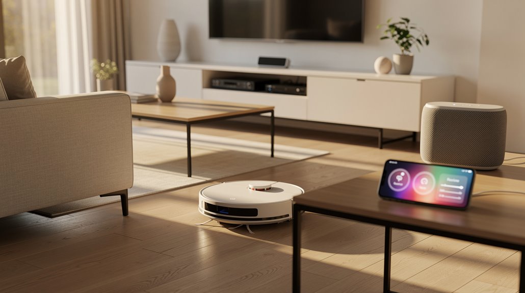automated robot vacuum scheduling