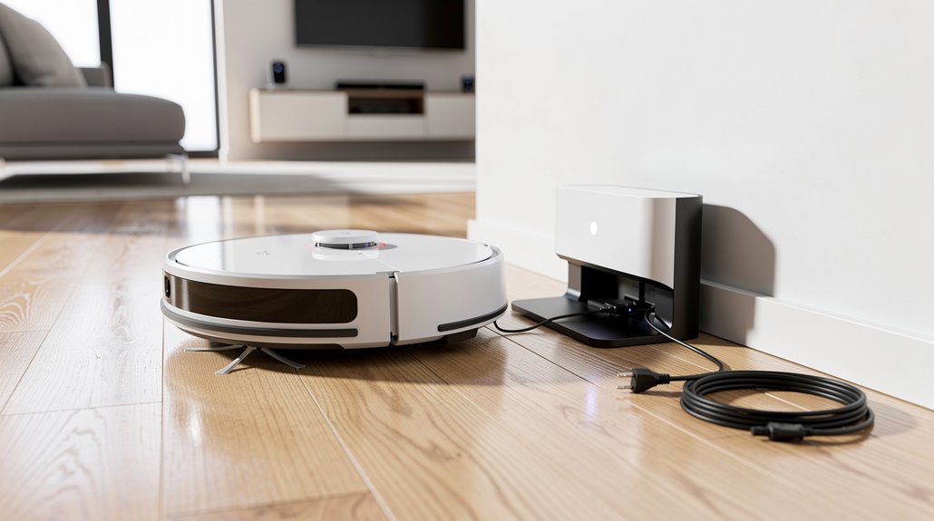 diagnose dock versus robot