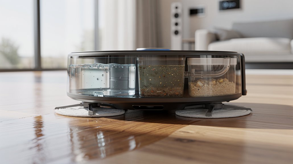 dual tank vacuum mop system