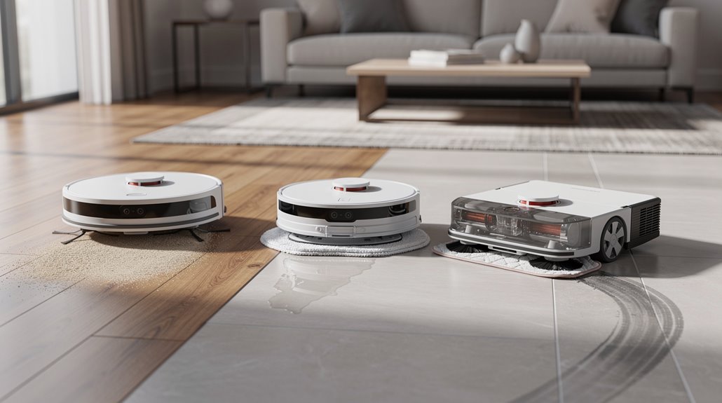 match robot to floortype