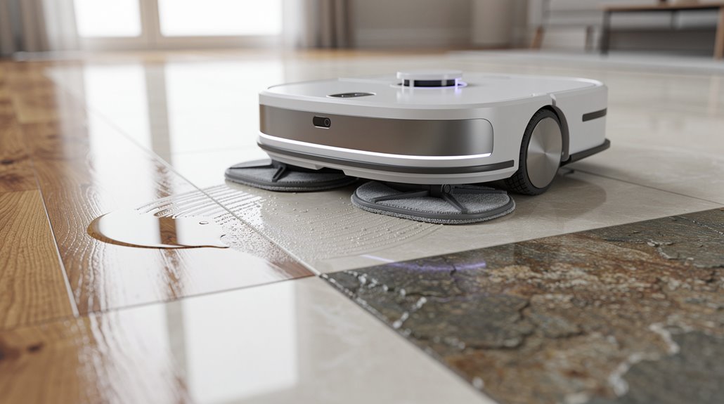 match water flow to floor