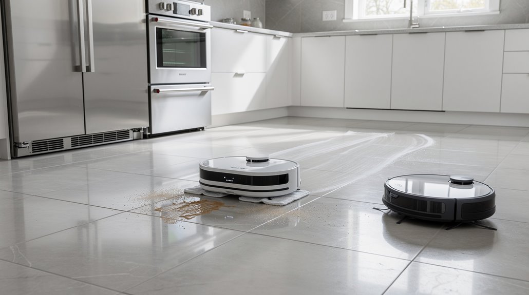 mops dissolve stuck on grime