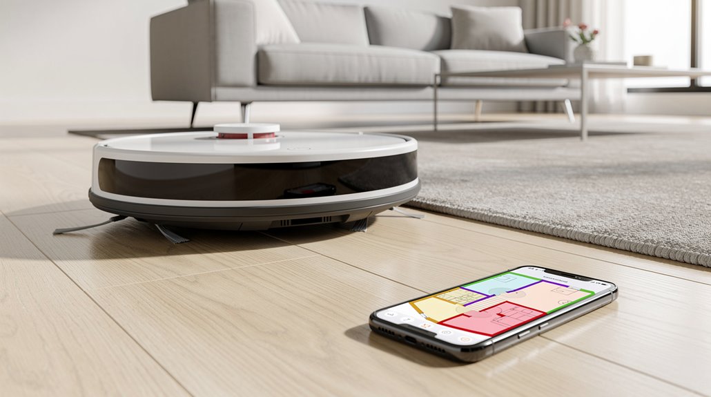 robot vacuum mapping sensors