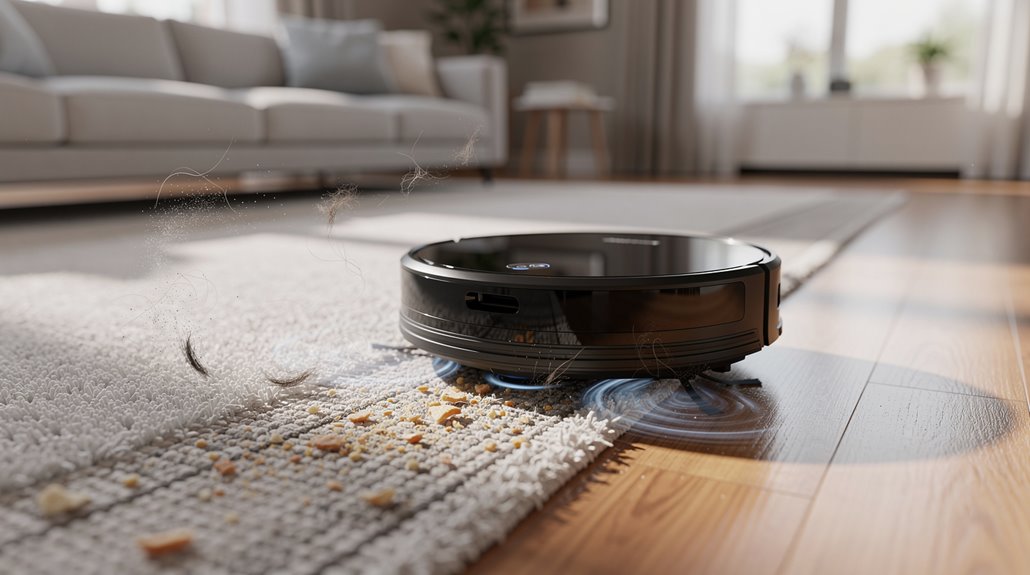 suction matched to flooring