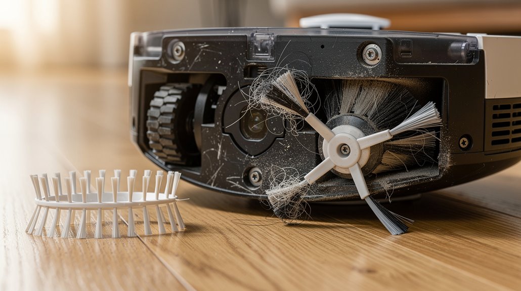 visible wear and strain